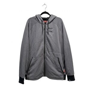 Milwaukee M12 Heated Gear Gray Zip Up Hoodie Mens 3X Style 306 Workwear Jacket